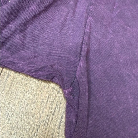 Nirvana in Utero washed dye Distressed Band Tee purple large - Picture 4 of 8